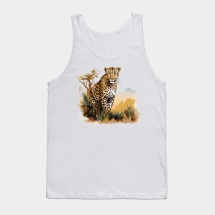 African Leopard Tank Top